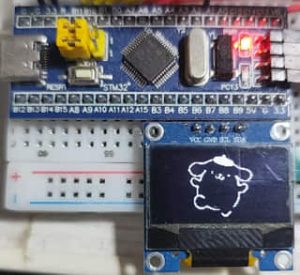 STM32单片机128*64 OLED显示图片动画需要几张图片合适
